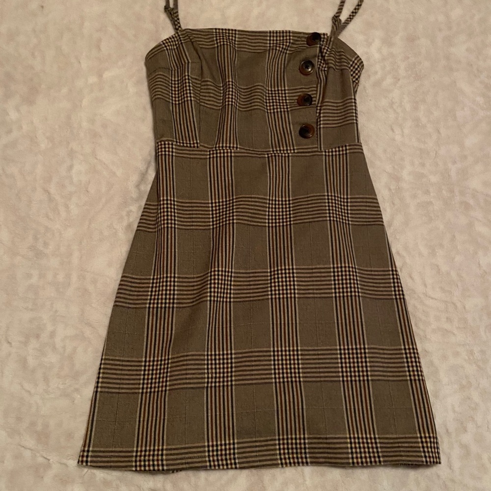 Urban Outfitters Plaid Mini Dress